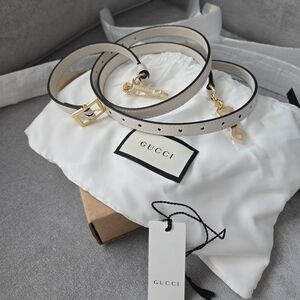 Brand New Gucci Sylvie White Crossbody Strap